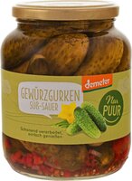 Gewürzgurken, süß-sauer Demeter