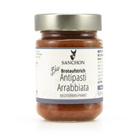 BA Brotaufstrich Antipasti Arrabbiata, 190 g, SANCHON, bio