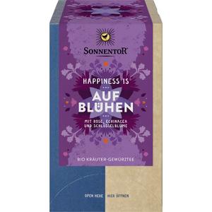 Aufblühen Tee Happiness is