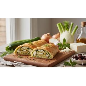 Fenchel-Zucchini-Strudel