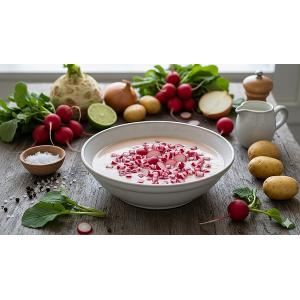 Radieschen-Kartoffelsuppe
