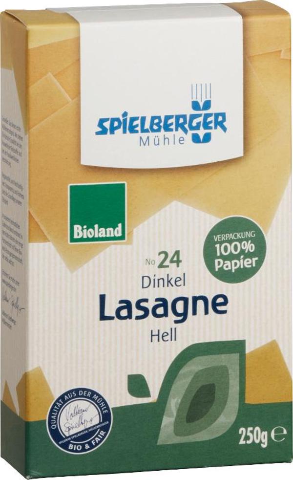 Produktfoto zu Dinkel Lasagne hell