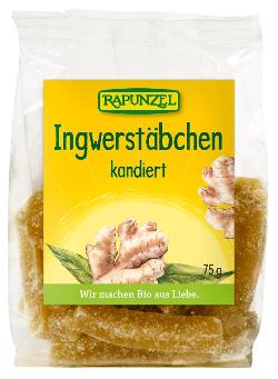 Ingwerstäbchen kandiert