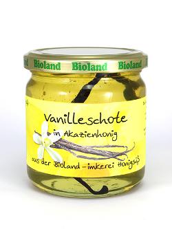 Vanilleschote in Akazienhonig