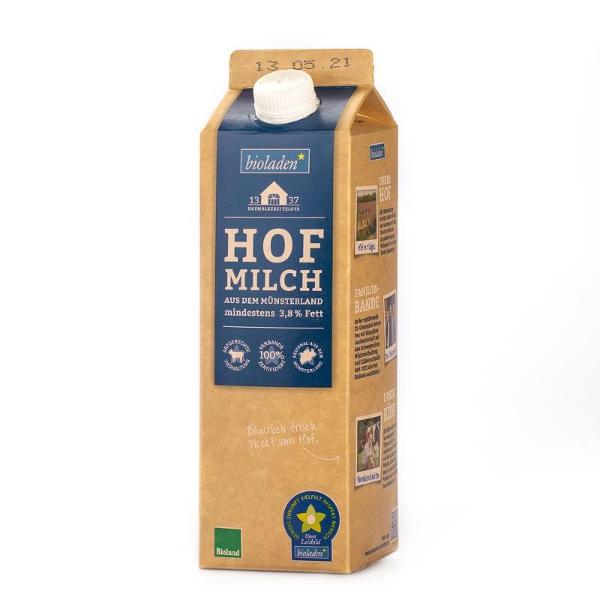 Produktfoto zu Hofmilch 3,8%, regional