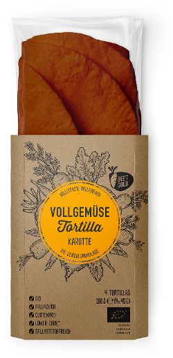 Vollgemüse Tortilla Karotte