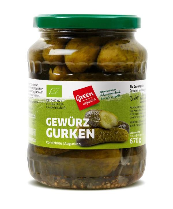 Produktfoto zu green Gewürzgurken 720 g