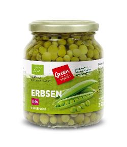 green Erbsen fein