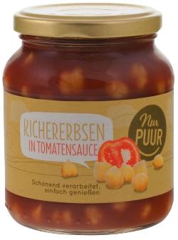 Kichererbsen in Tomatensauce