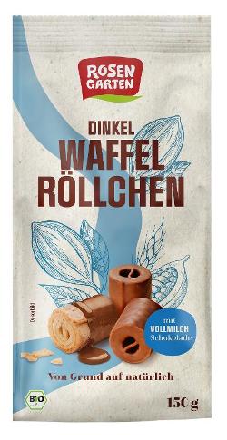 Dinkel Waffelröllchen Vollmilch