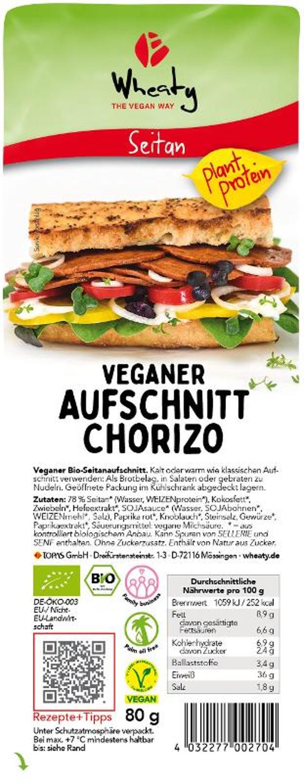 Produktfoto zu Wheaty Vegane Slices Chorizo