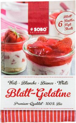 Blatt Gelatine 6 Blatt