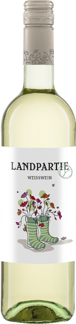 Landpartie weiß