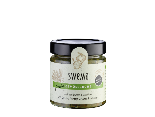 Produktfoto zu Swema Gemüsebrühe, roh und hefefrei 210 g