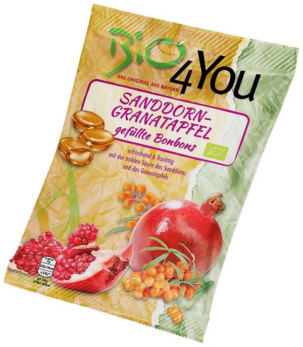 Produktfoto zu Bonbons Sanddorn-Granatapfel