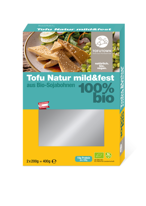 Produktfoto zu Tofu Natur 2 x 200 g