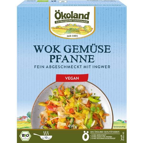 Produktfoto zu Wok-Gemüse-Pfanne mit Ingwer TK