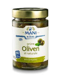 Grüne Oliven al Naturale