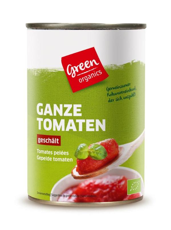 Produktfoto zu green geschälte Tomaten Dose