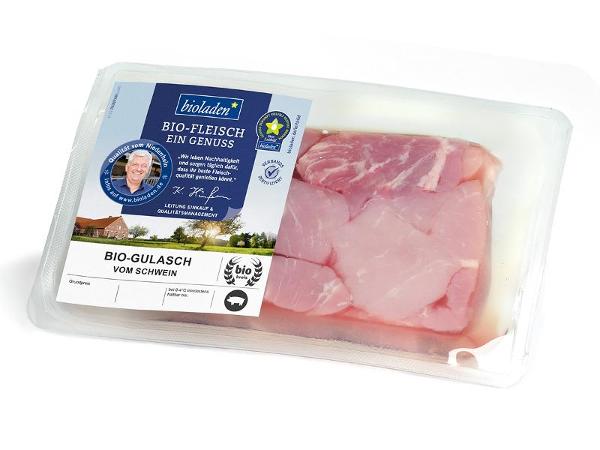 Produktfoto zu bioladen  Gulasch - Schwein ca. 400 g