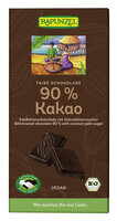 Bitterschokolade 90% Kakao mit Kokosblütenzucker HIH