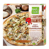 Original Elsässer Flammkuchen mit Champignons & Knoblauch