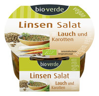 Linsen-Salat mit Lauch und Karotte, vegan 125 g