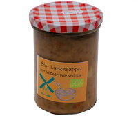 Linsensuppe mit Würstchen Windmühlenhof