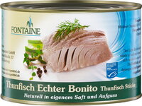Thunfisch Echter Bonito naturell in eigenem Saft und Aufguss